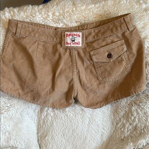 BIRDWELL BEACH BRITCHES WOMENS CLASSIC CORDUROY SHORTS IN THE COLOR TOAST SZ 6